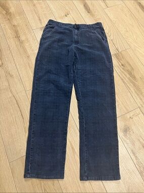 Lazy Oaf Men's Dark Navy Corduroy Trousers